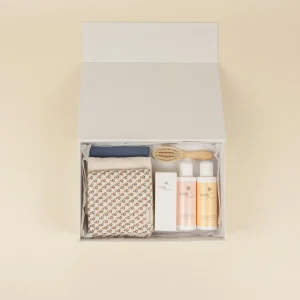 Caja Regalo Bebé Aseo | Pack Toallitas Botany/Azul & Cosmética